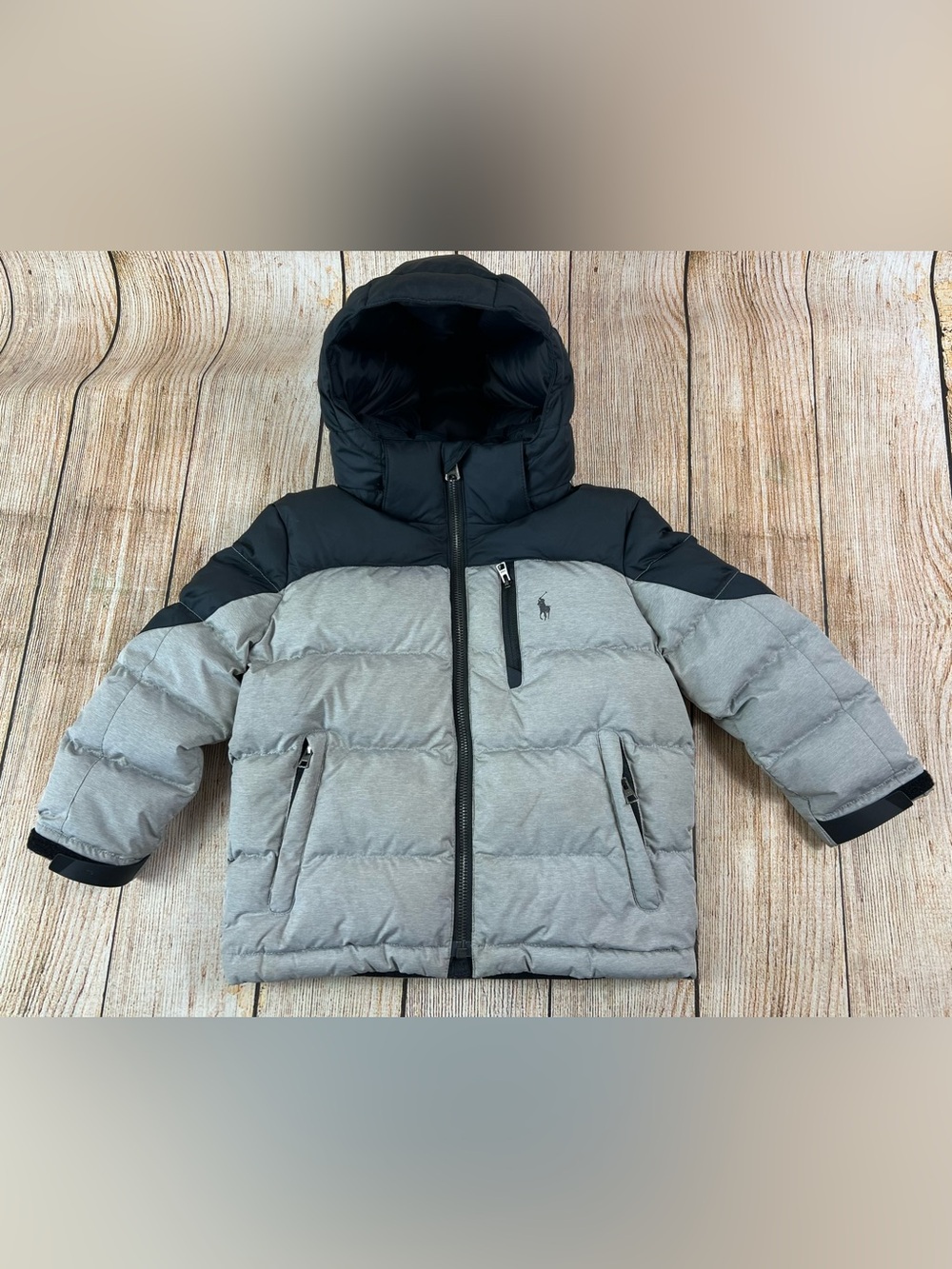 Polo Ralph Lauren Toddler Boys Quilted Ripstop Down Performance Jacket Size 4T